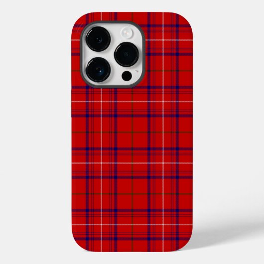 Coques Case-Mate iPhone plaid bleu rose tartan (Verso)