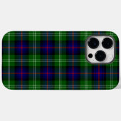 Coques Case-Mate iPhone plaid bleu vert de tartan du sud (Verso (horizontal))