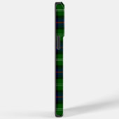 Coques Case-Mate iPhone plaid bleu vert de tartan du sud (Verso / Droite)