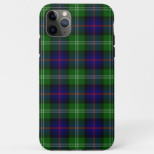 Coques Case-Mate iPhone plaid bleu vert de tartan du sud (Dos)