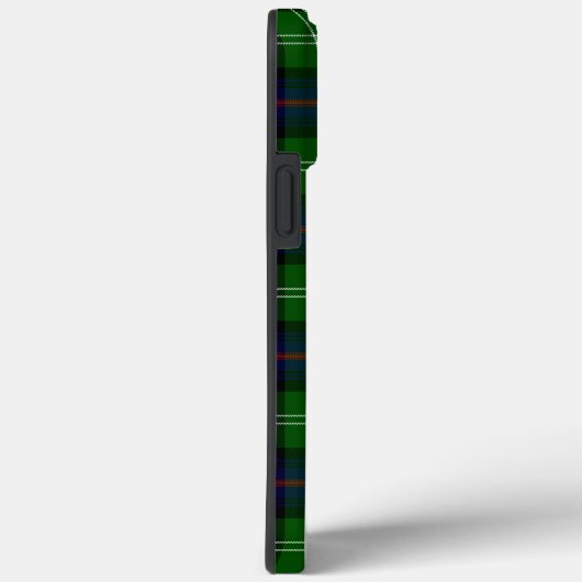 Coques Case-Mate iPhone plaid bleu vert de tartan du sud (Verso / Droite)
