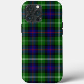 Coques Case-Mate iPhone plaid bleu vert de tartan du sud (Verso)