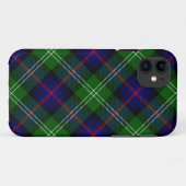 Coques Case-Mate iPhone plaid bleu vert de tartan du sud (Dos (Horizontal))