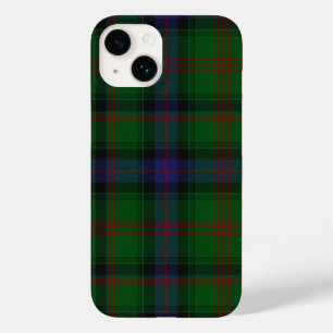 Coque Pour iPhone 14 Plaid bleu vert tartan Park