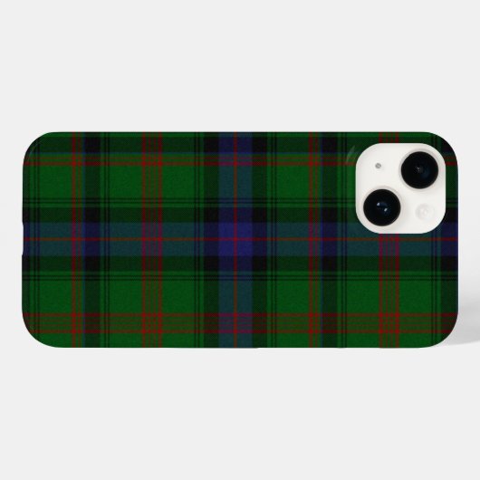 Coques Case-Mate iPhone Plaid bleu vert tartan Park (Verso (horizontal))