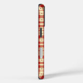 Coques Case-Mate iPhone Plaid de Noël Classique (Verso / Droite)