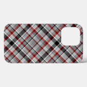 Coques Case-Mate iPhone Plaid de pluie de Seattle (Verso (horizontal))