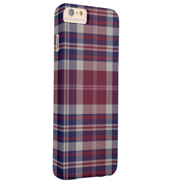 Coques Case-Mate iPhone Plaid de tartan de loch d'approche (Dos/Droite)