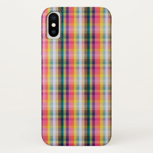 Coques Case-Mate iPhone Plaid écossais abstrait (Dos)