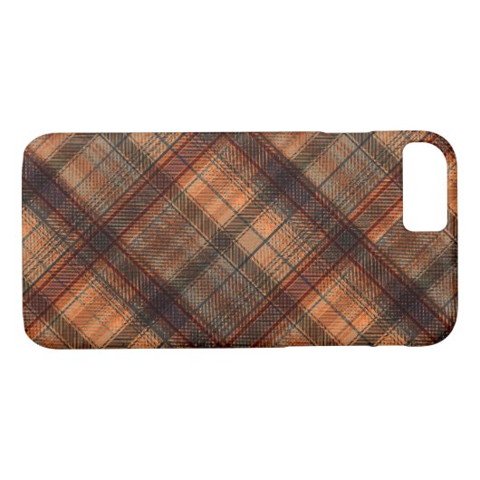 Coques Case-Mate iPhone Plaid écossais écossais écossais écossais marron o (Dos (Horizontal))
