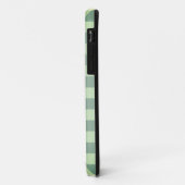 Coques Case-Mate iPhone Plaid En vichy vert et blanc jolie (Dos/Gauche)