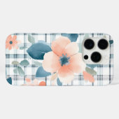 Coques Case-Mate iPhone Plaid floral (Verso (horizontal))