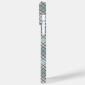 Coques Case-Mate iPhone Plaid Monogramme personnalisé / Motif Tartan (Verso / Gauche)