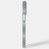 Coques Case-Mate iPhone Plaid Monogramme personnalisé / Motif Tartan (Verso / Droite)