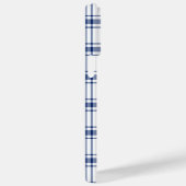 Coques Case-Mate iPhone Plaid Nautique Bleu et Blanc (Verso / Droite)