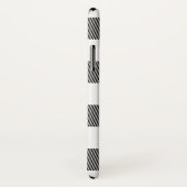 Coques Case-Mate iPhone Plaid noir et blanc (Dos/Droite)