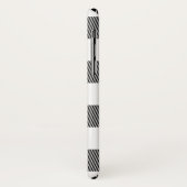 Coques Case-Mate iPhone Plaid noir et blanc (Dos/Gauche)