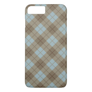 Coque Case-Mate Pour iPhone Plaid polarisé dans le bleu et le brun