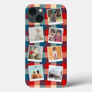 Case-Mate iPhone Case Plaid Red Blue Purple Creme 7 Photo