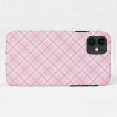 Coques Case-Mate iPhone Plaid rose-clair (Dos (Horizontal))
