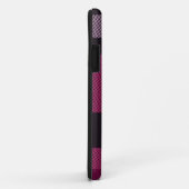 Coques Case-Mate iPhone Plaid rose et noir (Dos/Droite)