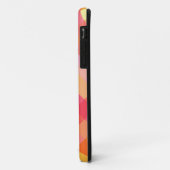 Coques Case-Mate iPhone Plaid rose et orange (Dos/Gauche)