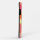 Coques Case-Mate iPhone Plaid rose et orange (Dos/Droite)