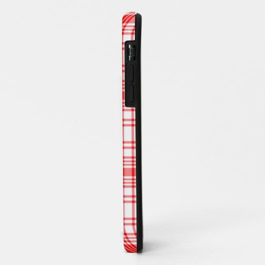 Coques Case-Mate iPhone Plaid rouge (Dos/Gauche)