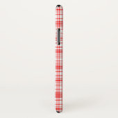 Coques Case-Mate iPhone Plaid rouge (Dos/Droite)