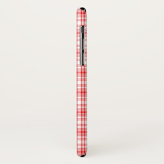 Coques Case-Mate iPhone Plaid rouge (Dos/Gauche)