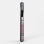 Coques Case-Mate iPhone Plaid rouge et blanc (Dos/Droite)