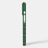 Coques Case-Mate iPhone Plaid sportif vert et noir (Verso / Gauche)