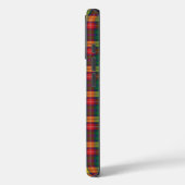 Coques Case-Mate iPhone Plaid Tartan Clan Buchanan Rouge Vert Personnalisé (Verso / Gauche)