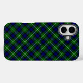 Coques Case-Mate iPhone Plaid vert bleu Lamont tartan (Verso (horizontal))