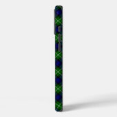 Coques Case-Mate iPhone Plaid vert bleu Lamont tartan (Verso / Gauche)