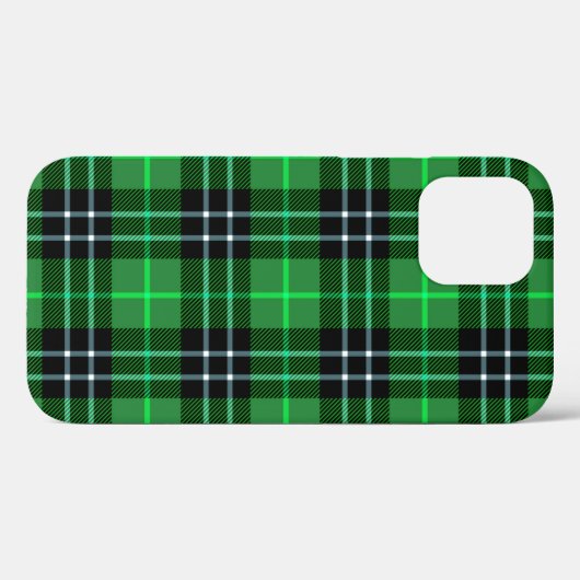 Coques Case-Mate iPhone Plaid vert irlandais (Verso (horizontal))