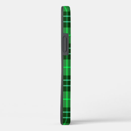 Coques Case-Mate iPhone Plaid vert irlandais (Verso / Droite)