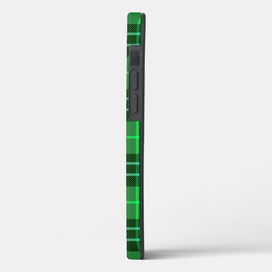 Coques Case-Mate iPhone Plaid vert irlandais (Verso / Gauche)