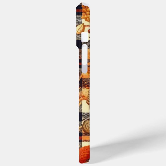 Coques Case-Mate iPhone Plaids d'automne citrouille Maple Feuille (Verso / Gauche)