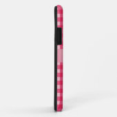Coques Case-Mate iPhone Plaids roses de style campagnard, tournesol, cocci (Dos/Droite)