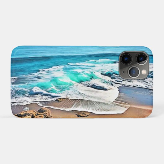 Coques Case-Mate iPhone Plaisir de la Plage : Vue sur l'Océan (Dos (Horizontal))
