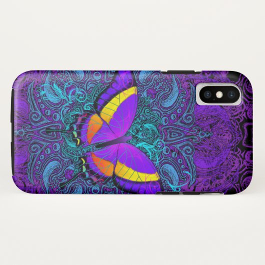 Coques Case-Mate iPhone Plaisir de papillon dur (Dos (Horizontal))