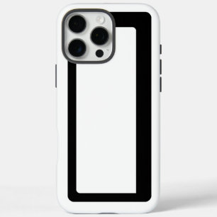 Coques iPhone 16 Pro Max Plan Abstrait minimaliste noir et blanc