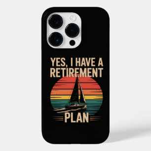 Coque Pour iPhone 14 Pro Plan de retraite Voile Voilier