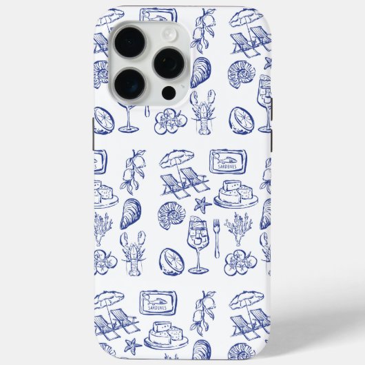 Coques Case-Mate iPhone Plan de vie méditerranéen (Verso)