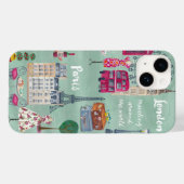 Coques Case-Mate iPhone Plan des voyages Londres Paris | Iphone 6 plus Coq (Verso (horizontal))