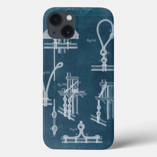 Coques Case-Mate iPhone Plan détaillé nautique IV (Verso)