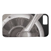 Coques Case-Mate iPhone Plan rapproché de propulseur d'avion (Dos (Horizontal))