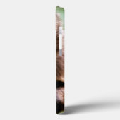 Coques Case-Mate iPhone Plan rapproché d'un singe noir-couvert de capucin (Verso / Gauche)