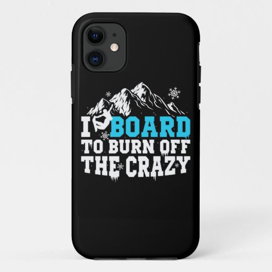 Coques Case-Mate iPhone Planche À Neige Pour Brûler Le Fou (Dos)